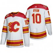 Camiseta Hockey Calgary Flames Derek Ryan 2019 Heritage Classic Autentico Blanco