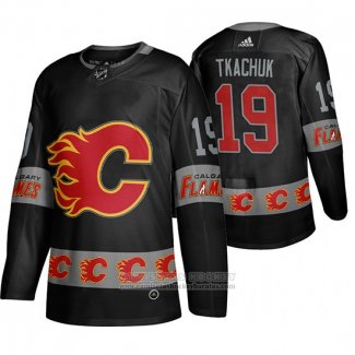 Camiseta Hockey Calgary Flames Matthew Tkachuk Team Logo Fashion