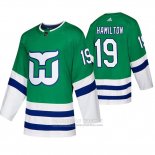 Camiseta Hockey Carolina Hurricanes Dougie Hamilton Whalers Night Verde