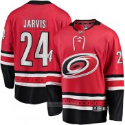 Camiseta Hockey Carolina Hurricanes Seth Jarvis Primera Breakaway Rojo