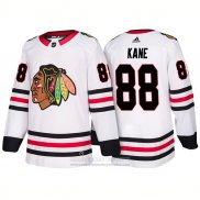 Camiseta Hockey Chicago Blackhawks 88 Patrick Kane Segunda 2018 Blanco