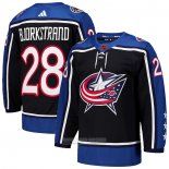 Camiseta Hockey Columbus Blue Jackets Oliver Bjorkstrand Reverse Retro 2.0 Autentico Negro