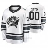 Camiseta Hockey Columbus Blue Jackets Personalizada 2019 All Star Blanco