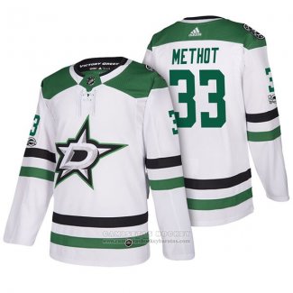 Camiseta Hockey Dallas Stars 33 Marc Methot 2018 Blanco