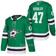 Camiseta Hockey Dallas Stars 47 Alexander Radulov Autentico Primera 2018 Verde