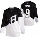 Camiseta Hockey Los Angeles Kings Adrian Kempe 2020 Stadium Series Blanco Negro