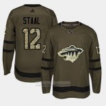 Camiseta Hockey Minnesota Wild Eric Staal Camuflaje Salute To Service