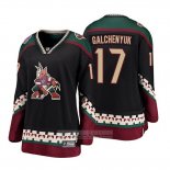 Camiseta Hockey Mujer Arizona Coyotes Alex Galchenyuk Heritage Alterno Breakaway Negro