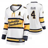 Camiseta Hockey Mujer Nashville Predators Ryan Ellis Breakaway Jugador 2020 Winter Classic Blanco