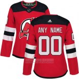 Camiseta Hockey Mujer New Jersey Devils Primera Personalizada Rojo