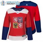 Camiseta Hockey Mujer Republica Checa Premier 2016 World Cup Rojo