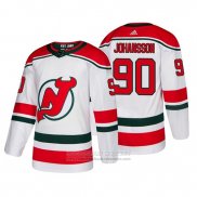 Camiseta Hockey New Jersey Devils Marcus Johansson Alterno Autentico Blanco