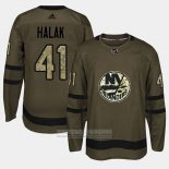 Camiseta Hockey New York Islanders Jaroslav Halak Camuflaje Salute To Service