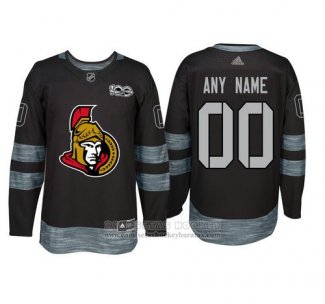 Camiseta Hockey Ottawa Senators Personalizada Negro