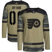 Camiseta Hockey Philadelphia Flyers Personalizada Military Appreciation Team Autentico Practice Camuflaje