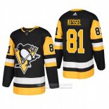 Camiseta Hockey Pittsburgh Penguins 81 Phil Kessel Primera Autentico Jugador Negro