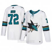 Camiseta Hockey San Jose Sharks Tim Heed Autentico Segunda Blanco