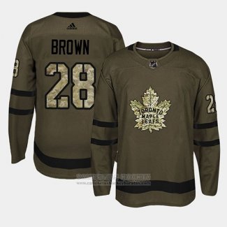 Camiseta Hockey Toronto Maple Leafs Connor Brown Camuflaje Salute To Service