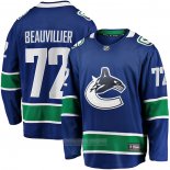 Camiseta Hockey Vancouver Canucks Anthony Beauvillier Primera Breakaway Azul