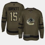 Camiseta Hockey Vancouver Canucks Derek Dorsett Camuflaje Salute To Service