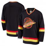 Camiseta Hockey Vancouver Canucks Premier Breakaway Negro