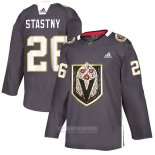 Camiseta Hockey Vegas Golden Knights Paul Stastny Dia De Los Muertos Gris