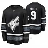 Camiseta Hockey Arizona Coyotes Clayton Keller 2019 All Star Negro