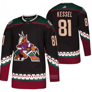 Camiseta Hockey Arizona Coyotes Phil Kessel Throwback Kachina Negro