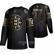 Camiseta Hockey Boston Bruins Jake Debrusk Golden Edition Negro