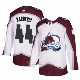 Camiseta Hockey Colorado Avalanche Mark Barberio Segunda Blanco