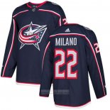 Camiseta Hockey Columbus Blue Jackets 22 Milano Primera Autentico Azul