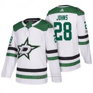 Camiseta Hockey Dallas Stars 28 Stephen Johns 2018 Blanco