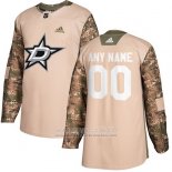 Camiseta Hockey Dallas Stars Autentico 2017 Dia De Los Veteranos Stitched Personalizada Camuflaje