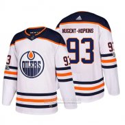 Camiseta Hockey Edmonton Oilers 93 Ryan Nugent-Hopkins 2018 Blanco