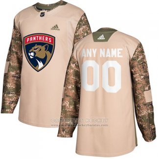 Camiseta Hockey Florida Panthers Camuflaje Autentico 2017 Dia De Los Veteranos Stitched Personalizada