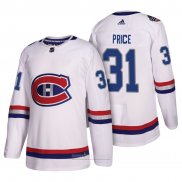 Camiseta Hockey Montreal Canadiens 31 Carey Price Blanco