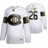 Camiseta Hockey Montreal Canadiens Jeff Petry Golden Edition Blanco