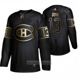 Camiseta Hockey Montreal Canadiens Max Domi Golden Edition Negro