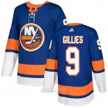 Camiseta Hockey New York Islanders Clark Gillies Primera Autentico Azul