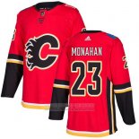 Camiseta Hockey Nino Calgary Flames 23 Sean Monahan Primera Autentico Stitched Rojo