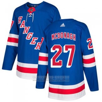 Camiseta Hockey Nino New York Rangers 27 Ryan Mcdonagh Azul Primera Autentico Stitched