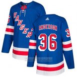 Camiseta Hockey Nino New York Rangers 36 Glenn Anderson Azul Primera Autentico Stitched