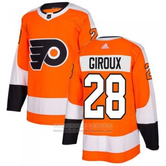 Camiseta Hockey Nino Philadelphia Flyers 28 Claude Giroux Naranja Primera Autentico Stitched