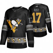 Camiseta Hockey Pittsburgh Penguins Bryan Rust Team Logo Fashion