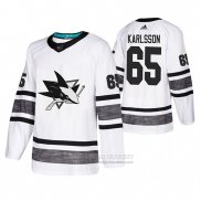 Camiseta Hockey San Jose Sharks Erik Karlsson 2019 All Star Blanco2