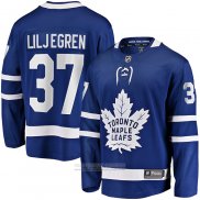 Camiseta Hockey Toronto Maple Leafs Timothy Liljegren Primera Premier Breakaway Azul