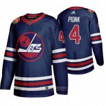 Camiseta Hockey Winnipeg Jets 4 Neal Pionk 2019-20 Heritage Classic Azul