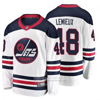 Camiseta Hockey Winnipeg Jets Brendan Lemieux Heritage Fanatics Breakaway