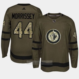 Camiseta Hockey Winnipeg Jets Josh Morrissey Camuflaje Salute To Service