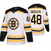 Camiseta Hockey Boston Bruins Grzelcyk Segunda Blanco